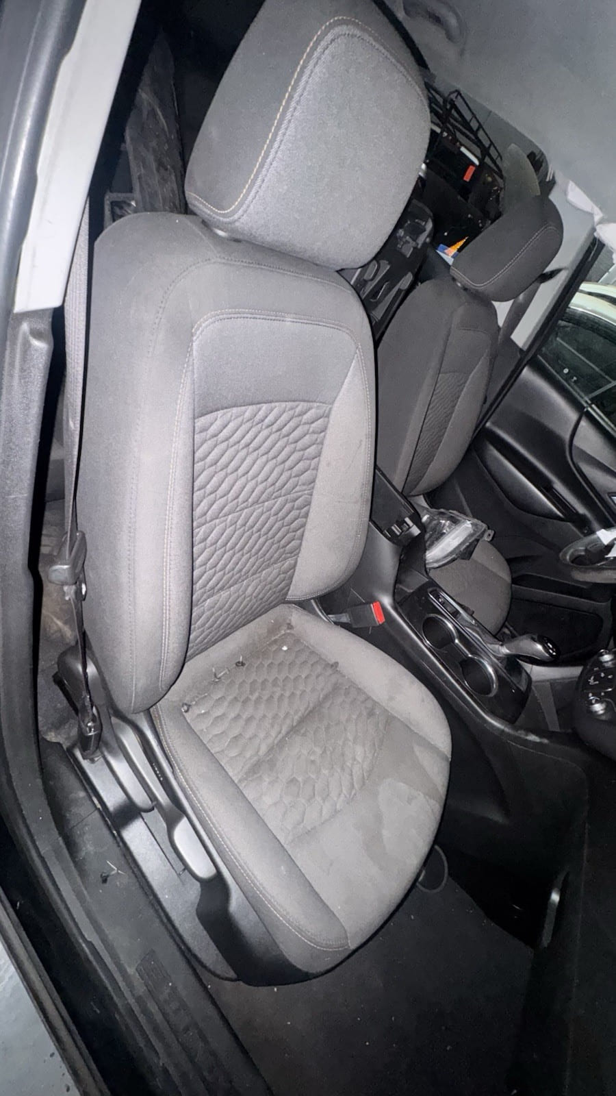 2018 Chevy Equinox OEM Front Seat Set Gray Cloth Driver Passenger